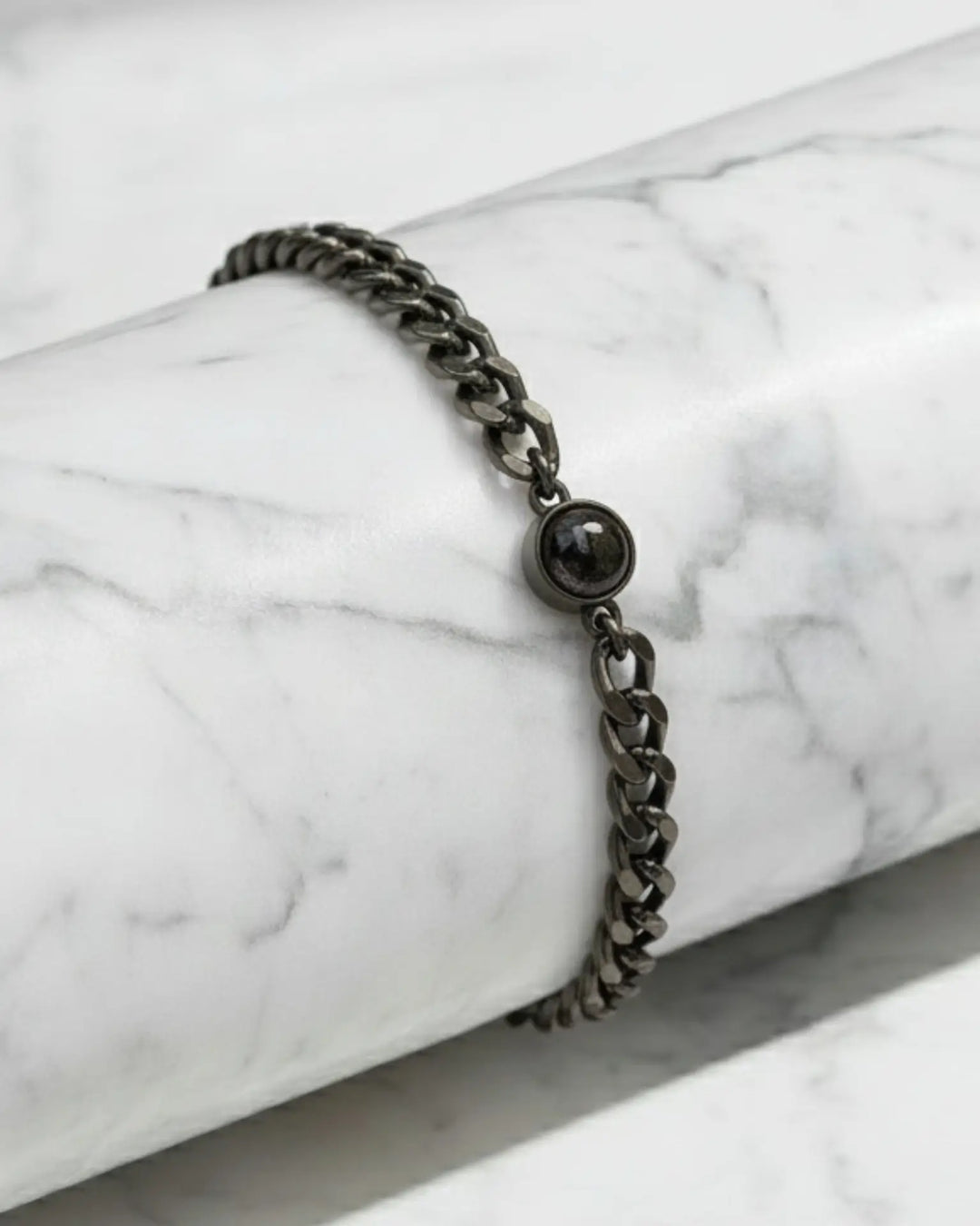Personalised Men's Vintage Photo Projection Bracelet IfShe NZ