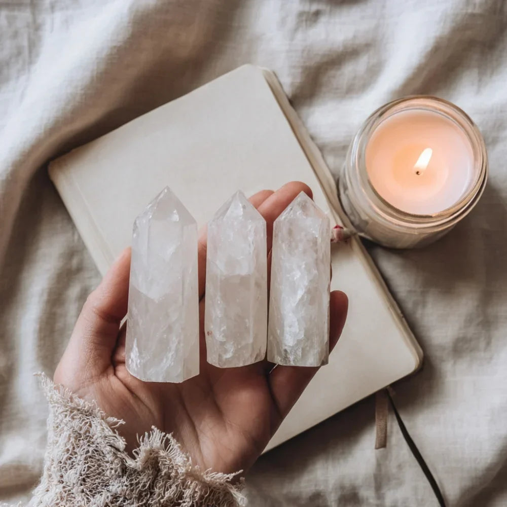 Clear Quartz Crystal Point AAA Premium – Healing, Clarity & Energy Amplifier