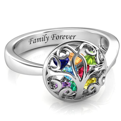 Personalised Birthstone Rings