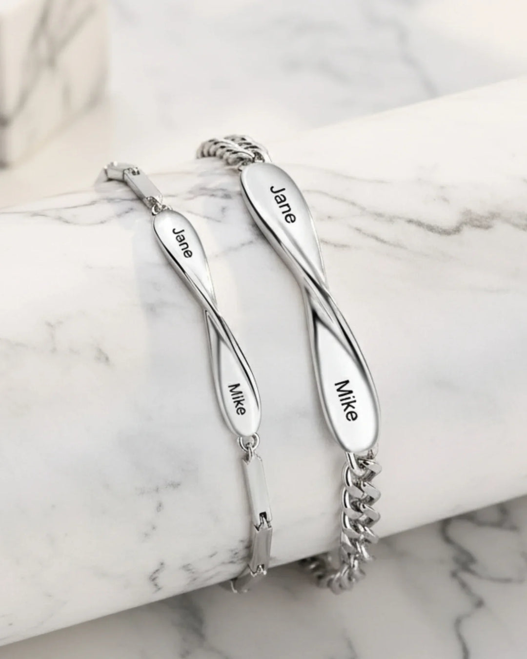 Personalised Infinity Matching Couple Bracelets IfShe NZ
