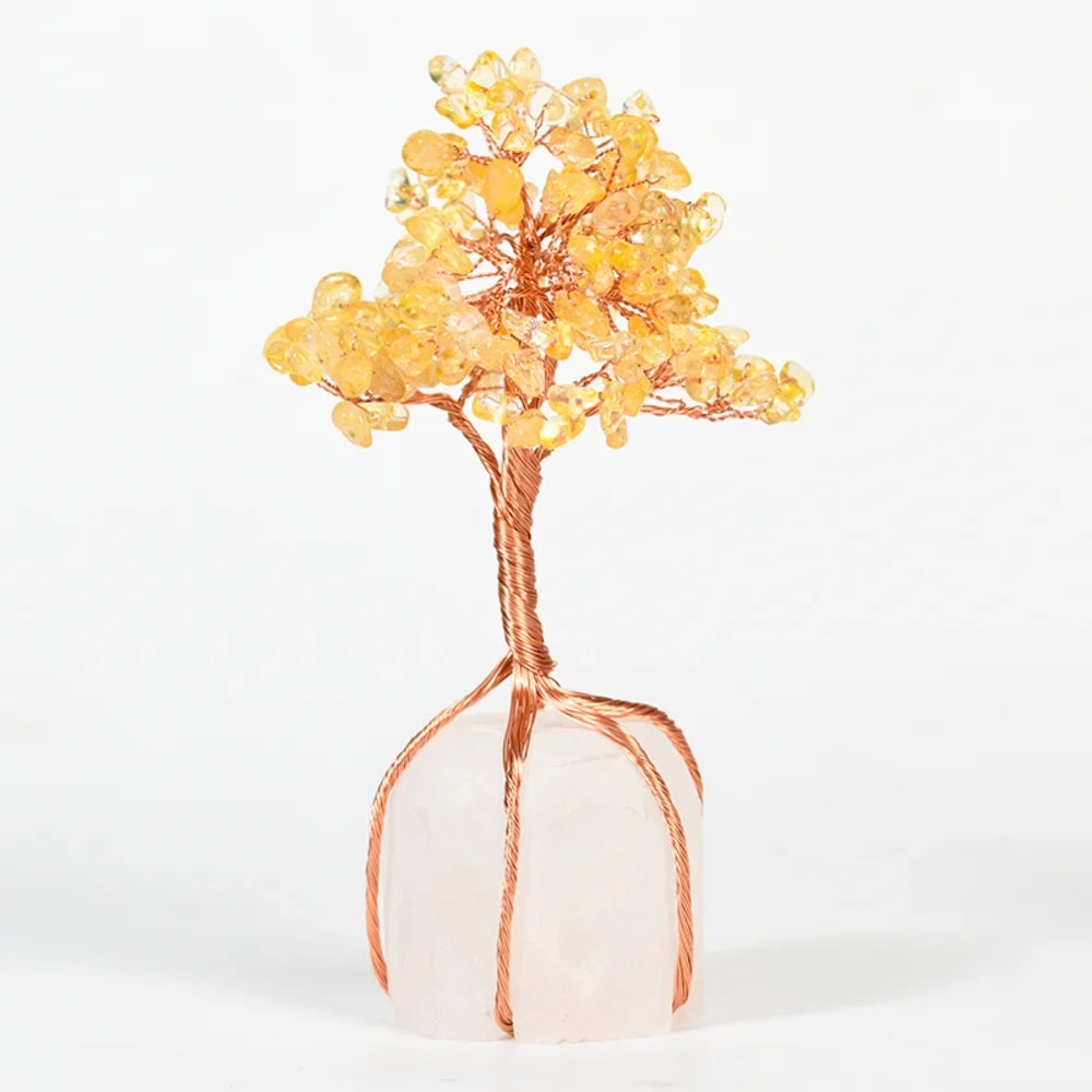 Citrine Crystal Tree with Crystals